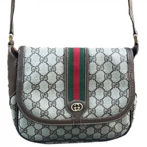 GUCCI • Ophidia Leather Crossbody Bag • Vintage & Authentic